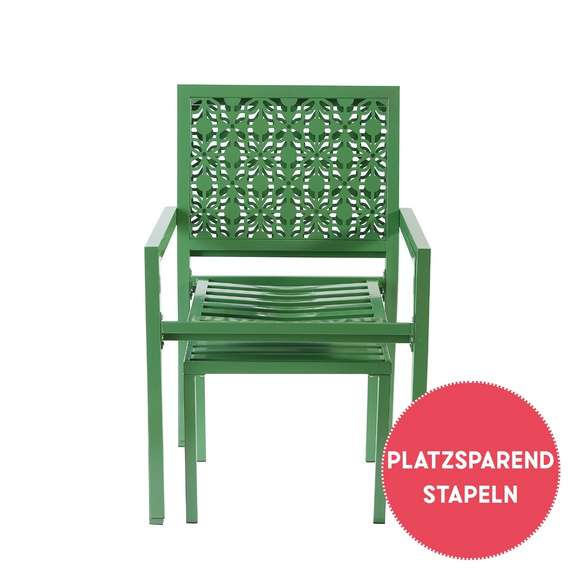 Salon de jardin 3 pièces Gainsborough, vert sapin